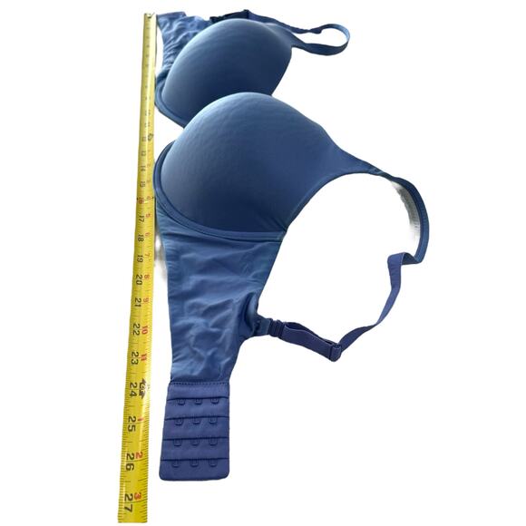 Victoria's Secret Blue Bra 34 DDD/F Lightly Lined Full Coverage Body By Victoria - Picture 7 of 11